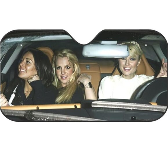 Other - Windshield Sun Shade for Car Covers Blocks UV Paris Hilton Britney Spears Y2K